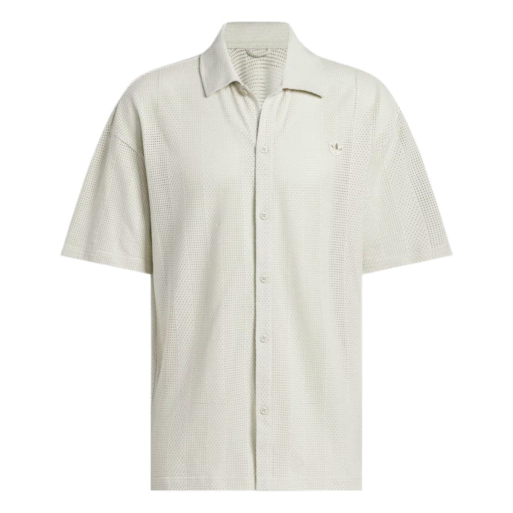 Adidas Originals Trefoil Series Comfortable Fashionable Simple Versatile Short Sleeve Polo Shirt Unisex Polo Shirts Gray White JP0653