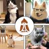Christmas Dog Clothes Dog Cloak With Hat Fawn Pet Dress Up Cat Costume Cat Christmas Outfit Cat Cape For Fall Winter Cats Small