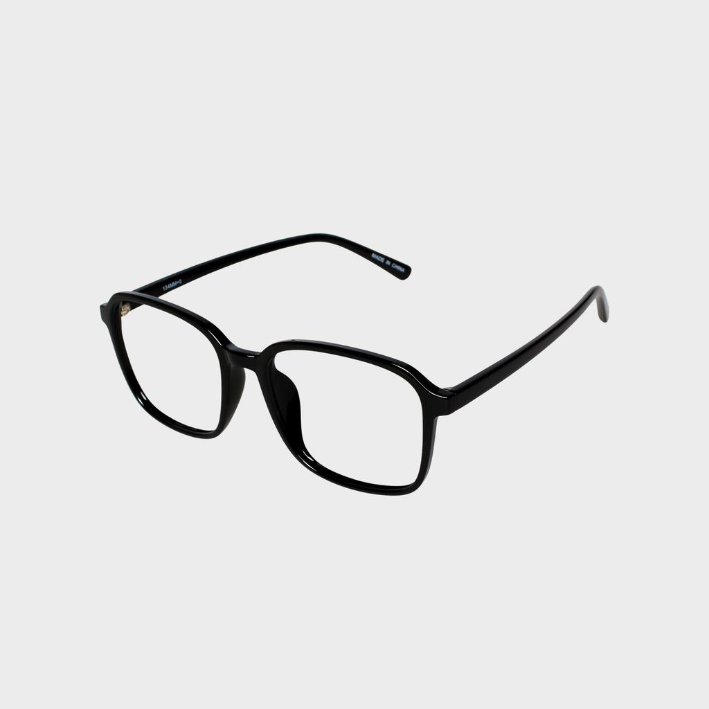 Ilsamsaemem Newtro Square Round Black Blue Light Blocking Lenses