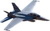 PLATZ Model plastikowy samolotu US Navy Super Hornet wyposażonego w konforemne zbiorniki paliwa 1/144 F/A-18F (CFT) AE144-10