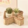 Storage Box Arrows Shape Gifts Multifunctional Sturdy Narrow Bin Woven Organizer for Magazines