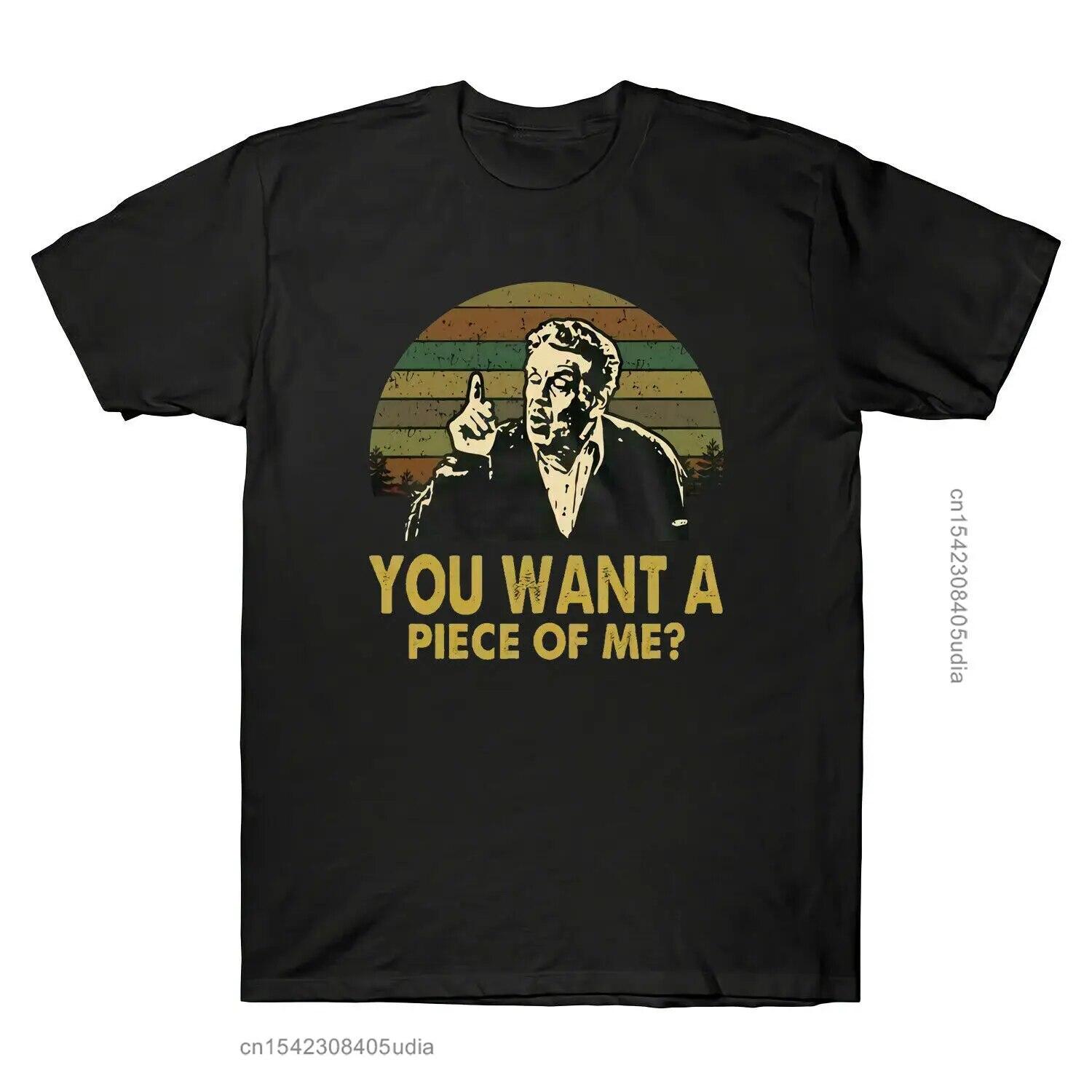 

Винтажные футболки унисекс «You Want a Piece Of Me» Футболки Seinfeld The Little Kicks Film Черные футболки Новая мода Готический хип-хоп унисекс