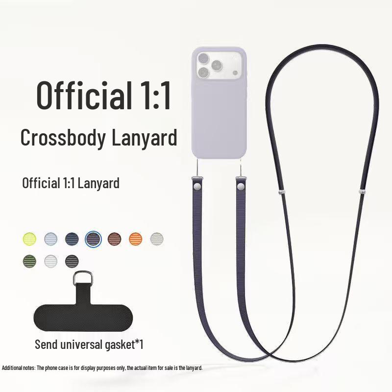 Magnetic Crossbody Lanyard for iPhone 17 - Official Apple Style Shoulder Strap