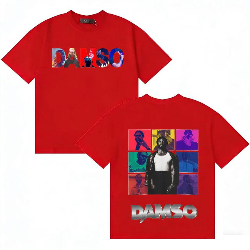 

Trendy Print Tshrit 2026 French Singer Damso Hip Hop Oversized Unisex Cozy Short Sleeve T Shirt Unisex Women 90s Hot Sale Clothing S