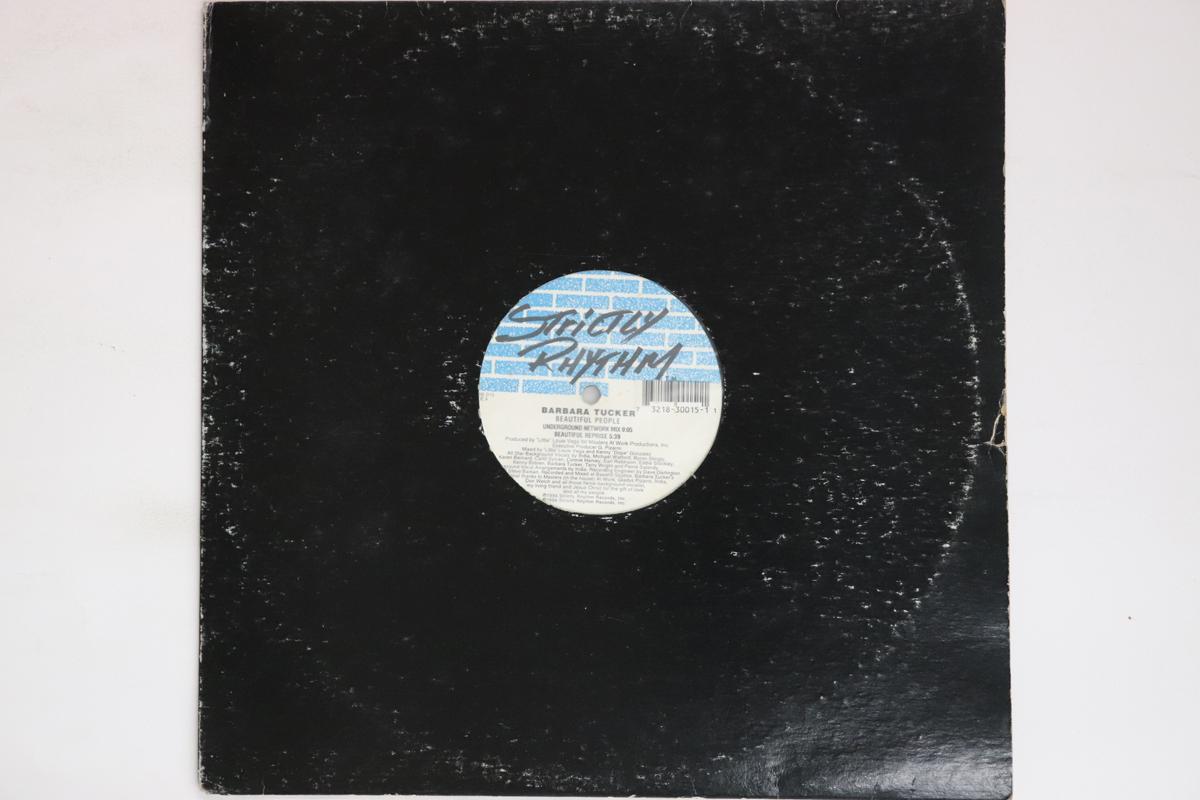 

12inch Record BARBARA TUCKER Beautiful People SRB015 STRICTLY RHYTHM 1994 UK Dance Electronica Used