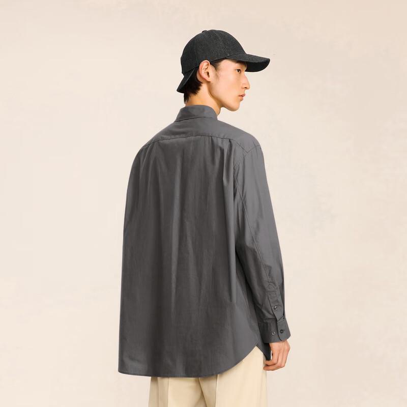 CROQUIS Men's Loose Fit Long Sleeve Casual Shirt