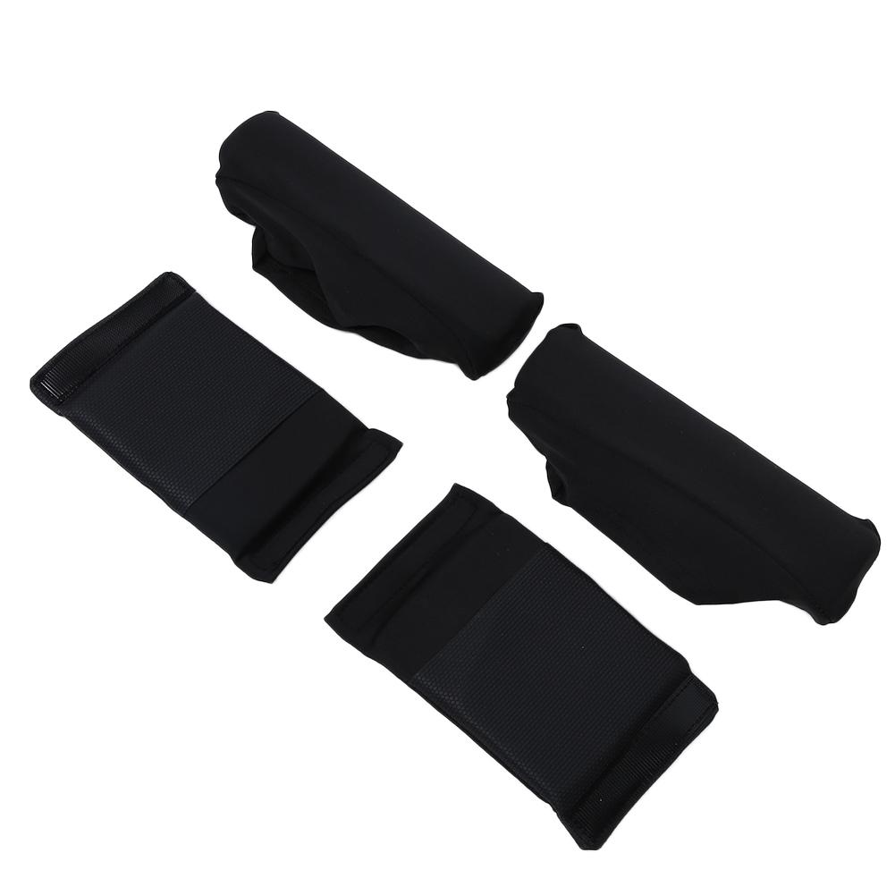

Patient Elderly Non‑Slip Soft Crutch Pads Walking Arm Crutches Soft Support (Black)