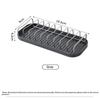 Bathroom Countertop Soap Holder Soap Storage Draining Rack & Kitchen Sponge Storage Rack Durable Easy To Clean Organizer