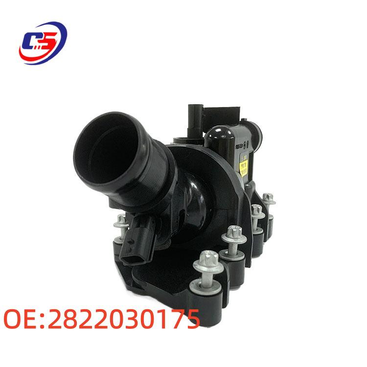 Compatible with Mercedes W282 Thermostat Assembly Water Outlet Housing 2822030175.