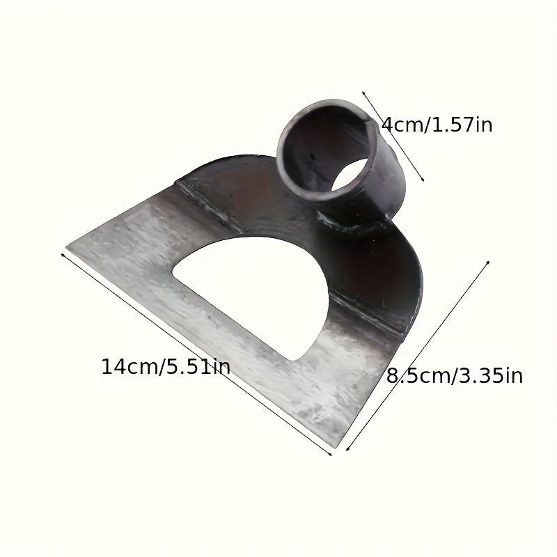 Heavy Duty Manganese Steel Hollow Shovel Large Thick Point Heart-Shape Design Efficient Soil Penetration Gardening Tool