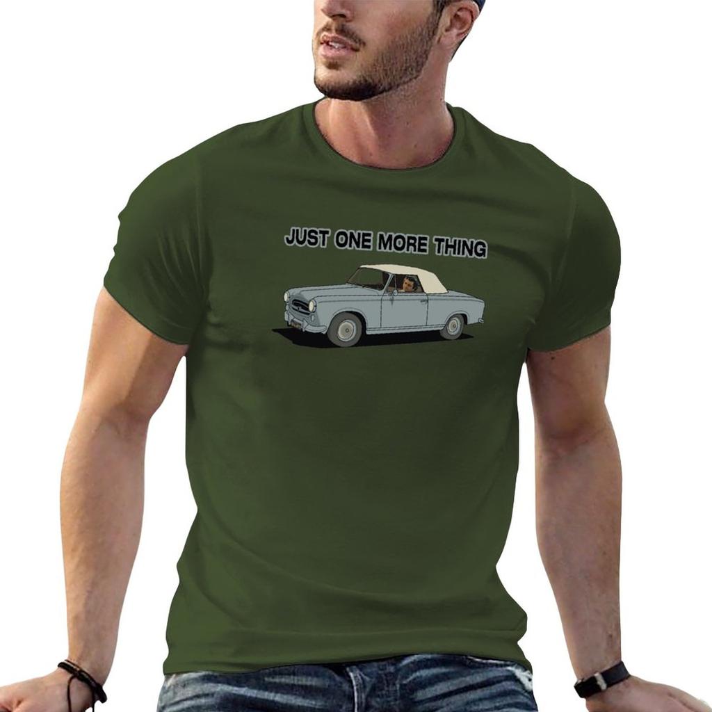 New Columbo driving - Just one more thing T-Shirt plus size t shirts vintage t shirt mens funny t shirts