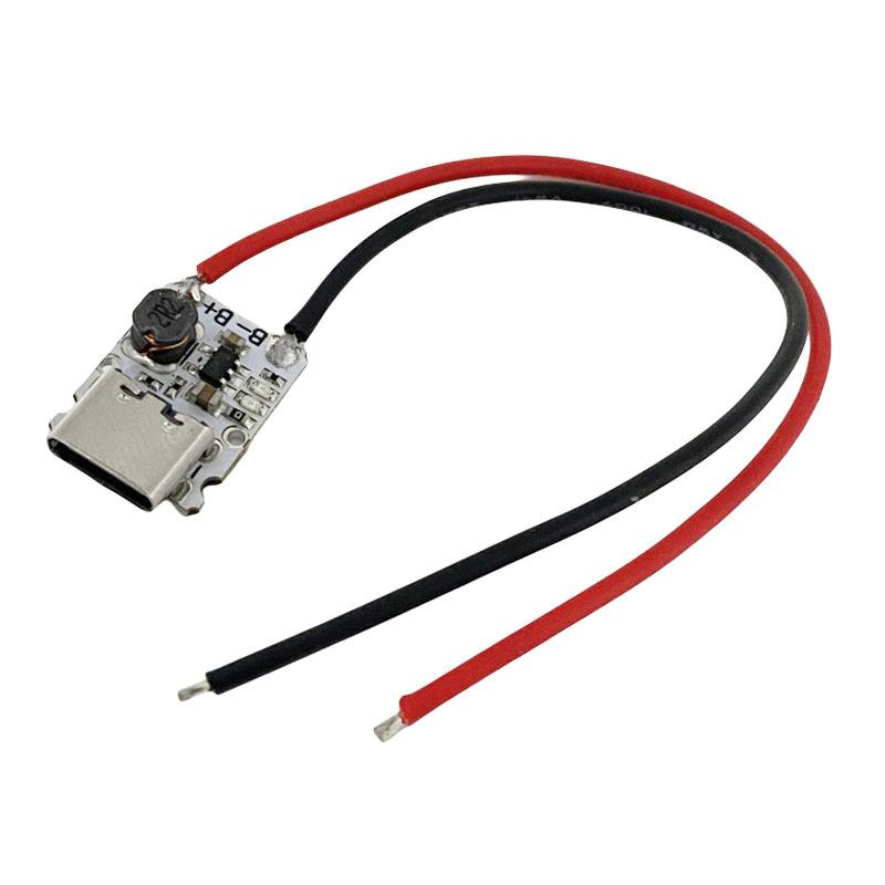 1Pcs Type-C Lithium Battery Charging Protection Module 5V Boost Power Supply Board Charge And Discharge Integrated