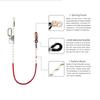 Adjustable Work Positioning Lanyard with Rope Grab for Fall Arrest Work Position Harness Outdoor High-altitude Work Safety Rope