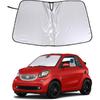 Windshield Sunshade for Benz Smart Fortwo Forfour 453 451 450 2016-2021 Front Window Sun Shade Foldable Reflective Sun Visor Custom Sunscreen UV