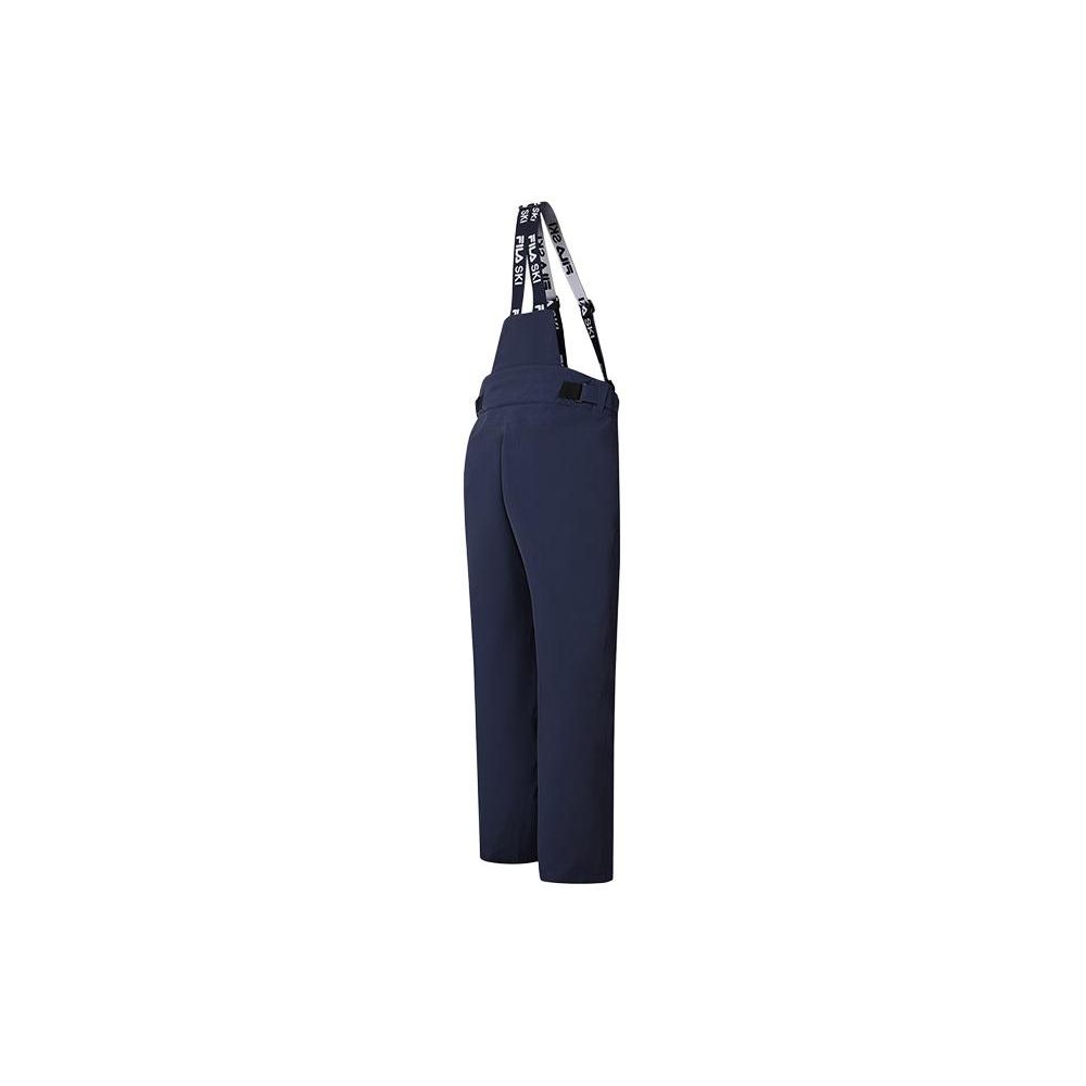 FILA Color Block Letter Simple Professional Sports Suspender Ski Pants Men pants Dark-Blue A11M346922F-NV