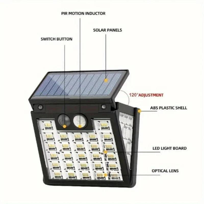 Human Body Automatic Induction Night Light Solar Charging Garden Outdoor Small Wall Lamp Lighting Waterproof Grade Street Lamp
