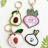 Anti-lost Access Control Card Case Avocado Bag Pendant Fruit Key Chain  Bag Charm