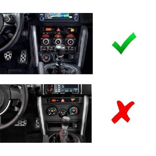 Blue AC Climate Control Switch Knob Ring Covers For Scion FR-S, Toyota 86, BRZ