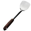 Stainless Steel Kitchen Spatula & Soup Ladle with Wooden Heat Resistant Handle