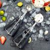 1PC More Size Selection Stainless Steel Ice Cream Scoop With Silicone Handle Fruit Cookie Spoon With Trigger Release