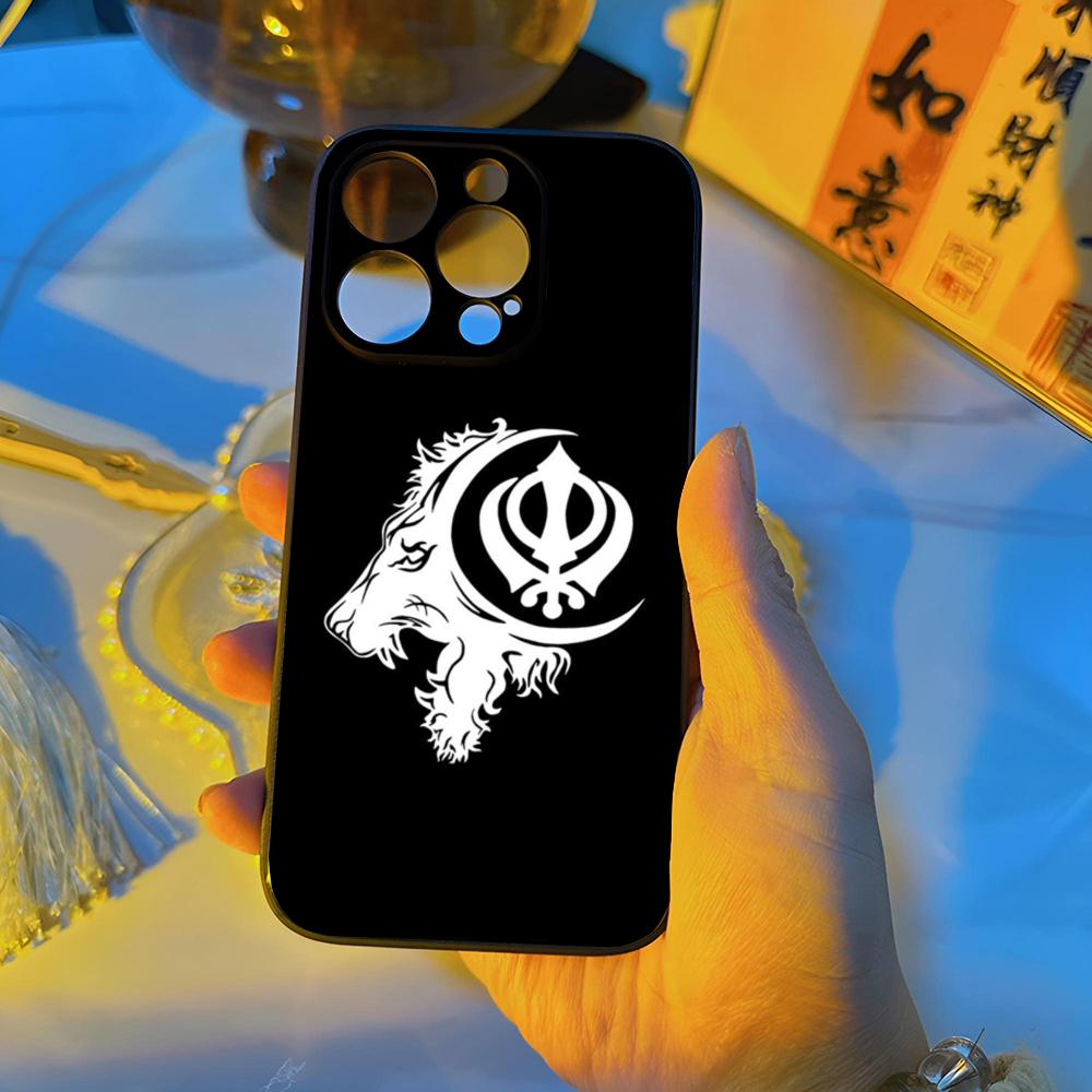 

Sikh Khanda Sikhism SOVEREIGN Phone Case Funda For Iphone 14 13 17 16 11 15ProMax 12 Pro Max Mini Xr Xs X 7 Plus Covers iPhone17