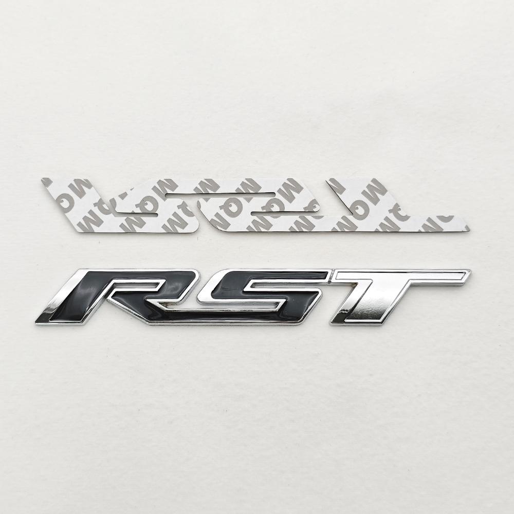 3D kovová samolepka na auto Znak RST Emblem přední mřížky Odznak kufru blatníku Pro Chevrolet Tahoe Silverado Suburban Colorado Příslušenství
