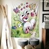 Diddl Cute Wall Tapestry Aesthetic Wall Hanging Printed Fabric Blanket Decorative Tapestries for Bedroom Living Room Home Decor