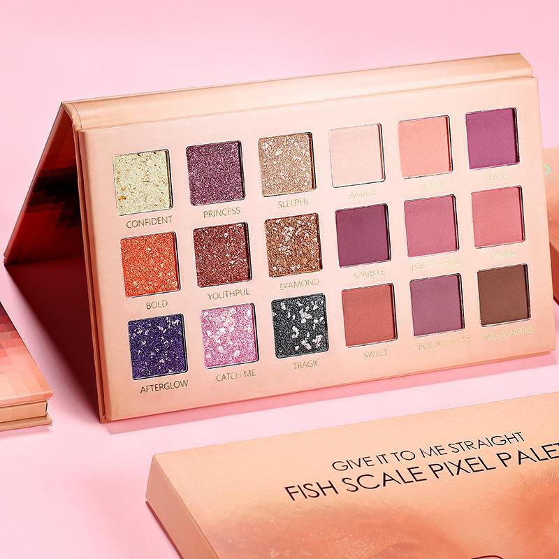 18-Farben-Lidschatten-Palette Glitter Pearl