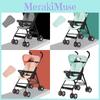 Stroller Kids Ultra Lightweight Foldable Convertible Seat One Button Rotation