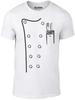 Koch-Weiß T-Shirt Herren Damen T-Shirts Oberteil - Lustiges Kochgeschenk für Männer Koch Essen Outfit Küchenkostüm