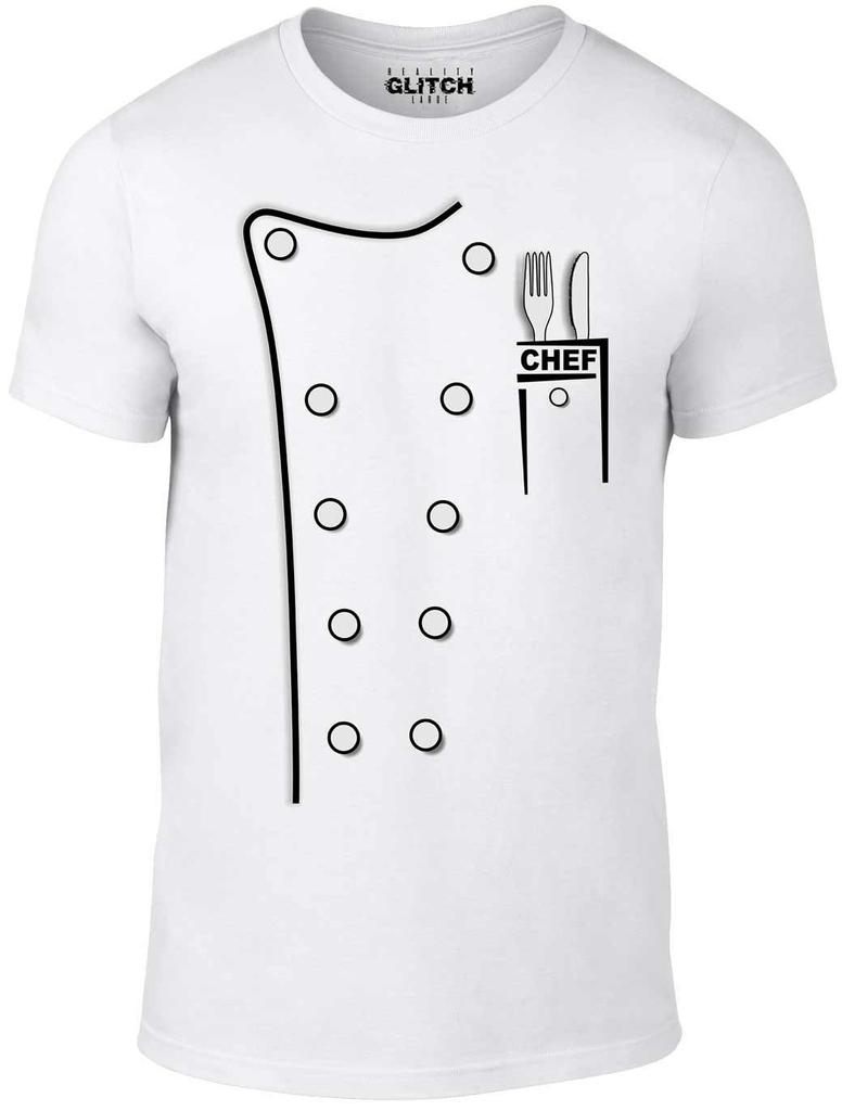 Koch-Weiß T-Shirt Herren Damen T-Shirts Oberteil - Lustiges Kochgeschenk für Männer Koch Essen Outfit Küchenkostüm