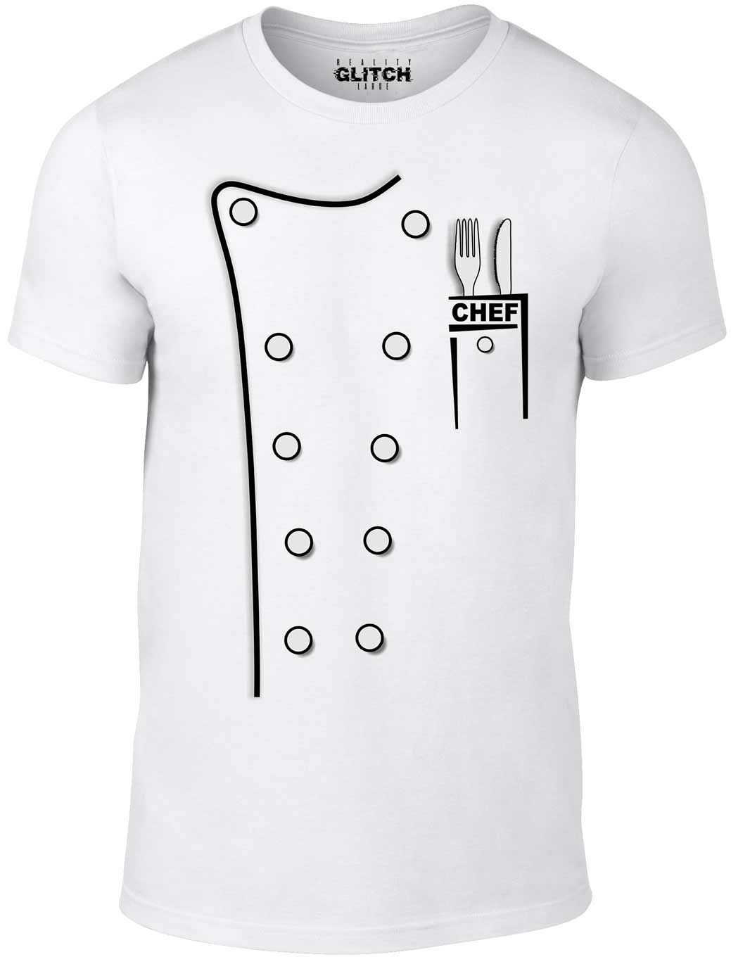 Chef Whites T-Shirt Mens Womens Tees Top - Men s Funny Cooking Gift Cook Food Outfit Kitchen Costume XL
