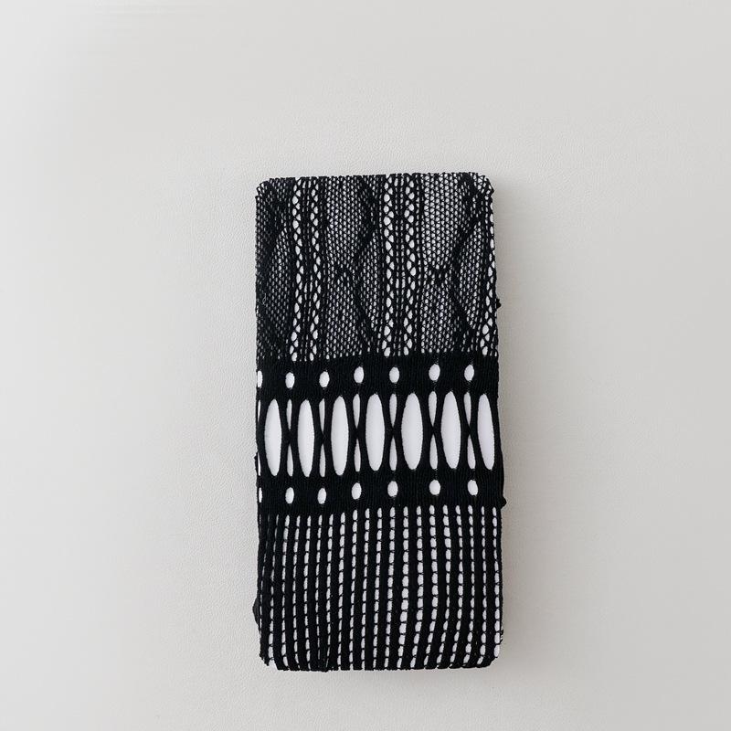 

Pure Desire Wind Mesh Bottoming Stockings White Sweet Girl Long Tube Leggings Personality Hot Girl Long Tube Fishnet Women S Socks One size fits all чорний