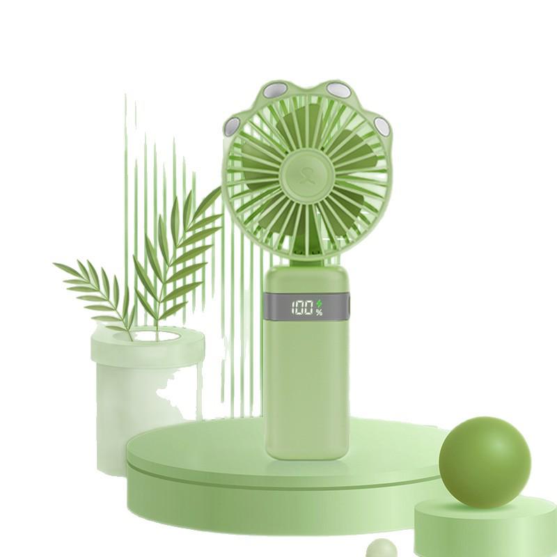 Portable Brushless Mini USB Fan with Digital Display
