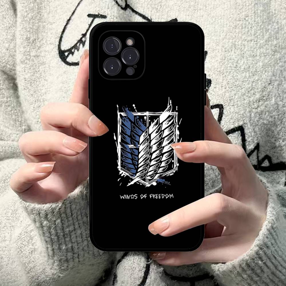 Hot Anime Attack On Titan Phone Case For IPhone 17 16 15 Plus X 14 11 12 13 Mini Pro Max Mobile Case