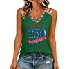 Womens V Neck Short Sleeve T Shirt Casual Fit Letter Print Top Comfortable Lightweight Pullover Tee America 250 Anniversary Design