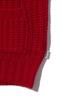 Youhee Rope Hood Zip-Up Knit Red