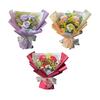 Gypsophila Crochet Flower Bouquet Decor Table Centerpiece Ornament Decorative for Graduation Mother's Day Wedding New Year Her