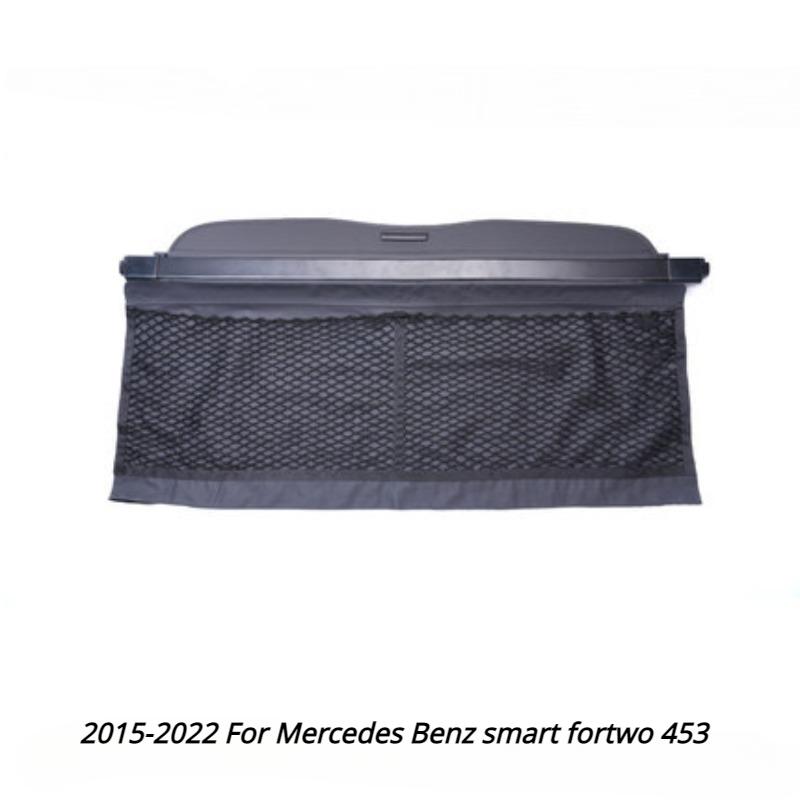For Mercedes Benz Smart Fortwo 451 Accessories Forfour 453 Stowing Tidying Trunk Cover Curtain Aluminum Alloy Canvas