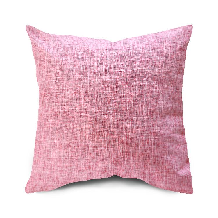 Pevná povlak na polštář z lnu a bavlny Jednoduchý povlak na polštář Severský Boho dekor Accentuální povlak na polštář na pohovku 45x45 cm 2 ks