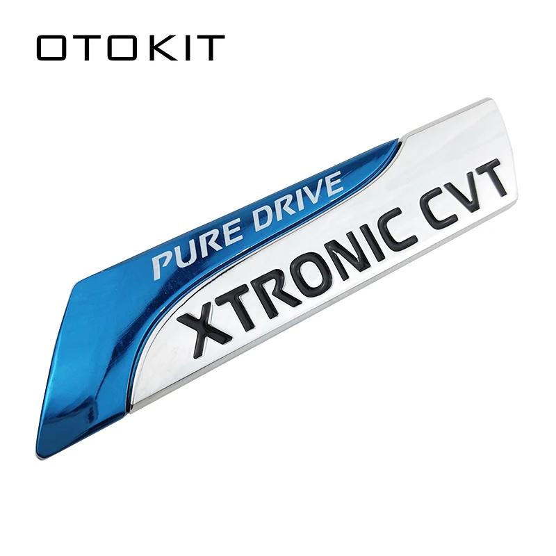 

Pure Drive XTRONIC CVT Metal Emblem Badge Tail Sticker For Qashq Nismo X-Trail Juke Teana Tiida Sunny Note Car Styling