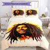 Bob Marley Quilt Cover Set Suitable for Guest Room Lightweight Christmas Gift