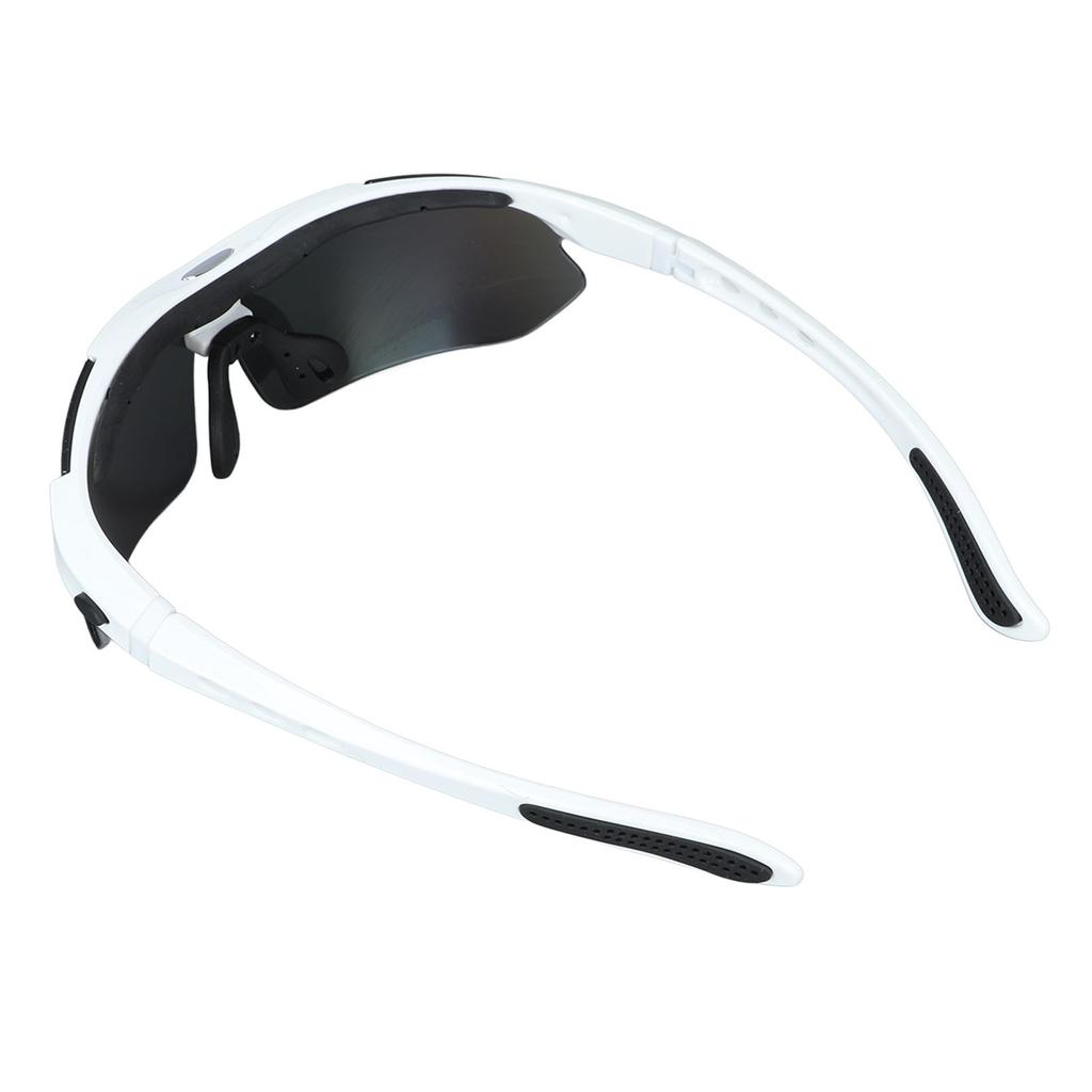Outdoor Cycling Riding Polarized Fishing Glasses Mountain Bike Riding Sunglasses for Camping White