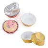 100 Stück Aluminiumfolie Kuchenpapier Cupcake Backförmchen Muffinformen Kuchenförmchen Kuchenblech Formen Küchen Backzubehör