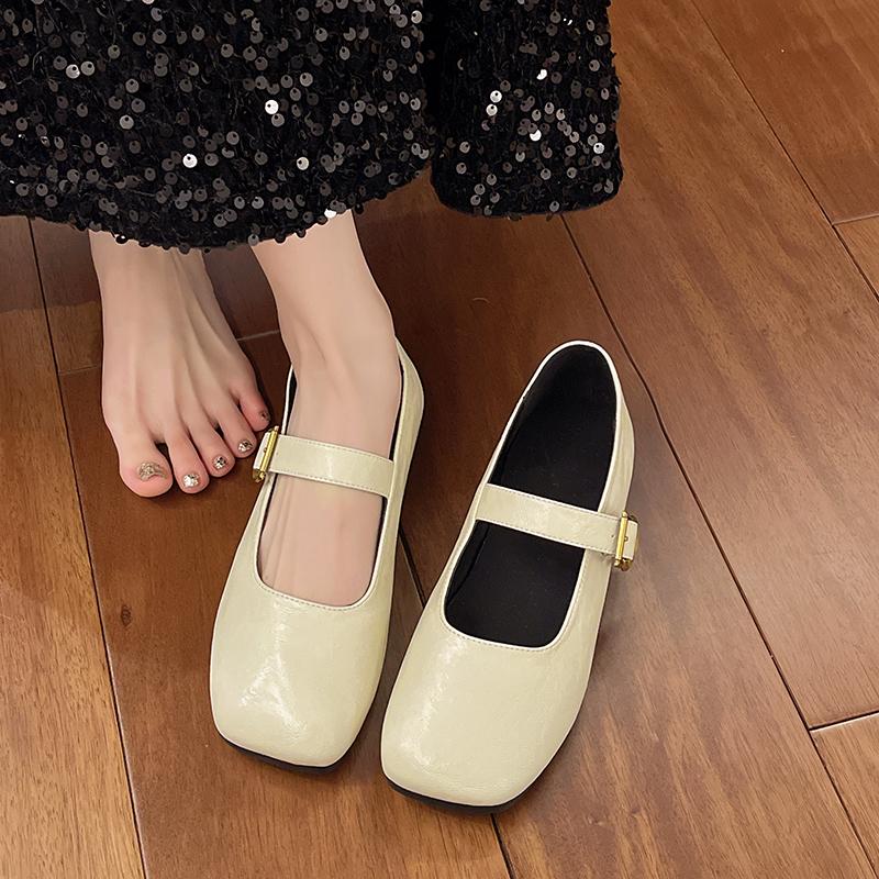

Женская обувь Осень Женская обувь Оксфорды Элегантное Осеннее Платье Новые Мокасины Кожа Удобные Летние Балетки Мэри Джейн Элегантный Су 35 бежевый