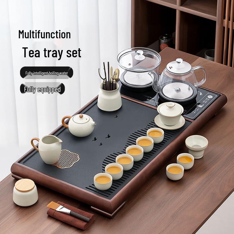 Tang Feng High-End Gongfu Tea Set with Integrated Tea Tray