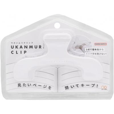 Sunstar Stationery Clip Diecut Ukamuri Clip Silent White S3623319