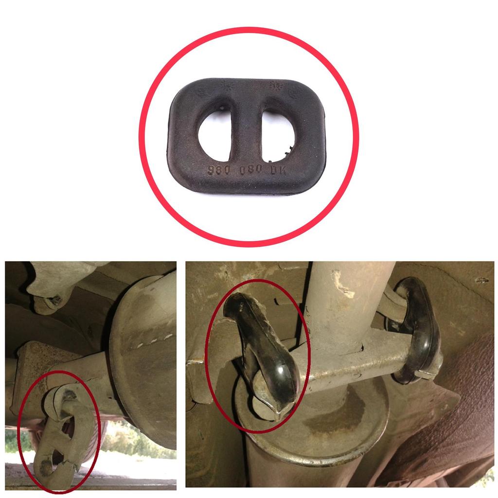 ESP6 Exhaust Rubber Rear Clamp Silencer for Opel Combo B Astra F Kadett E Tigra A Daewoo Nexia Espero Saab 9-3 900 852723