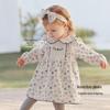 Babylove Girls' Floral French Cotton Dress