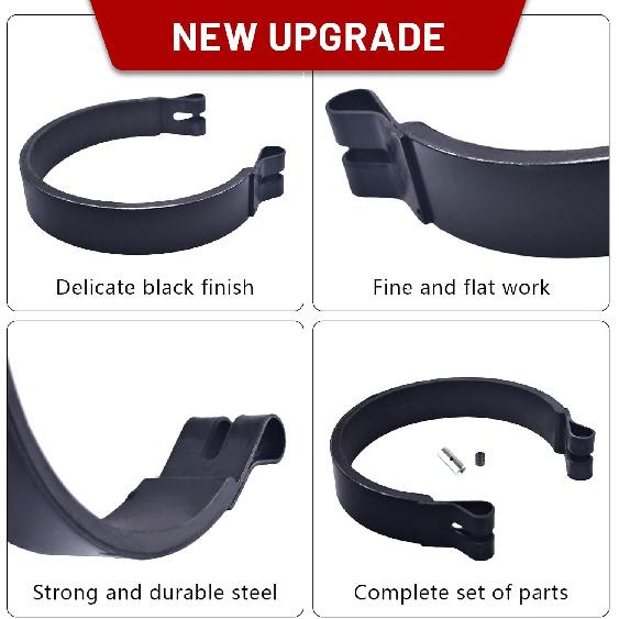 Go Kart Mini Bike 4.5" Brake Band black Go Kart Brake Kit 4 1/2" for Go-Cart ATV Mini bike Brake Drum